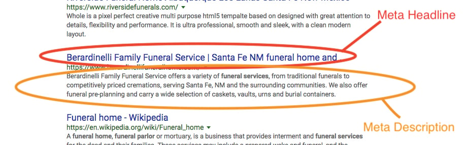 funeral home SEO